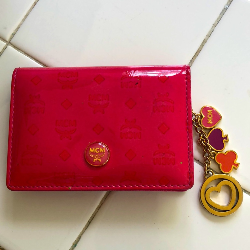 MCM card holder - well used and CUTE!